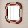 Spiegel Tess Gevlochten Bordeaux - Things I Like Things I Love