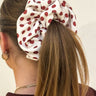 SScrunchie Polkadot White/Red - Things I Like Things I Love
