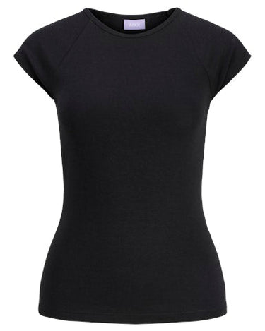 Star Raglan Tee Black - Things I Like Things I Love