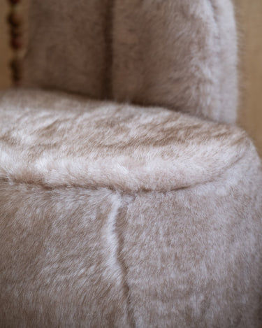 Stool Bunny Fluffy Taupe - Things I Like Things I Love