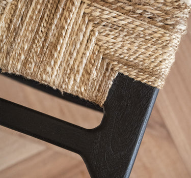 Stool Ovira Braided Wool - Things I Like Things I Love