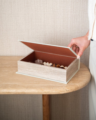 Storage Book Flower Green - Things I Like Things I Love