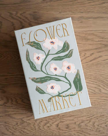 Storage Book Flower Green - Things I Like Things I Love