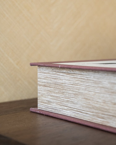 Storage Book Modern Design Burgundy - Things I Like Things I Love