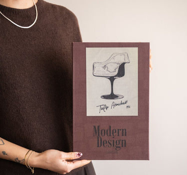 Storage Book Modern Design Burgundy - Things I Like Things I Love