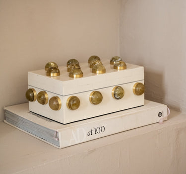 Storage Box Amber Cabochon - Things I Like Things I Love