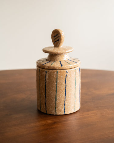 Storage Jar Lina Striped - Things I Like Things I Love