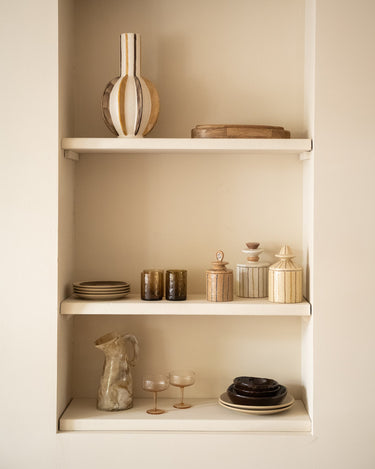 Storage Jar Lina Striped - Things I Like Things I Love