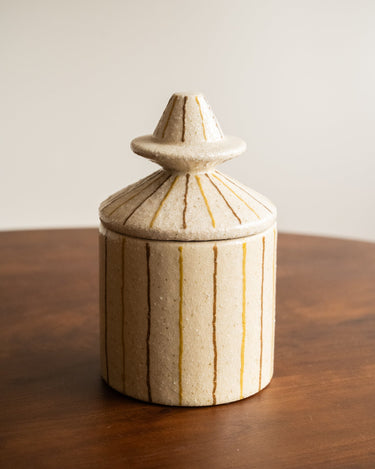 Storage Jar Lina Striped - Things I Like Things I Love