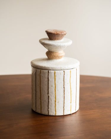 Storage Jar Lina Striped - Things I Like Things I Love