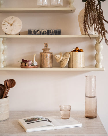 Storage Jar Lina Striped - Things I Like Things I Love