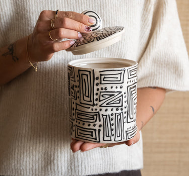 Storage Jar Pattern Ceramic - Things I Like Things I Love
