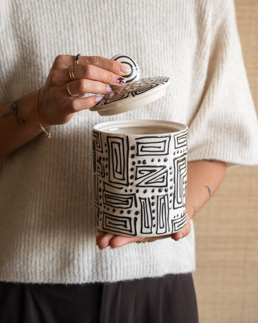 Storage Jar Pattern Ceramic - Things I Like Things I Love