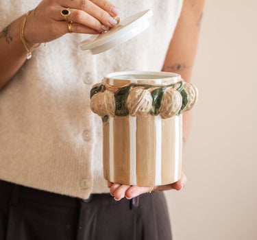 Storage Jar Walnuts Dolomite - Things I Like Things I Love