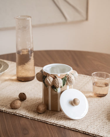 Storage Jar Walnuts Dolomite - Things I Like Things I Love