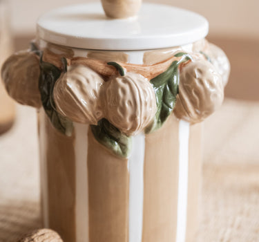 Storage Jar Walnuts Dolomite - Things I Like Things I Love