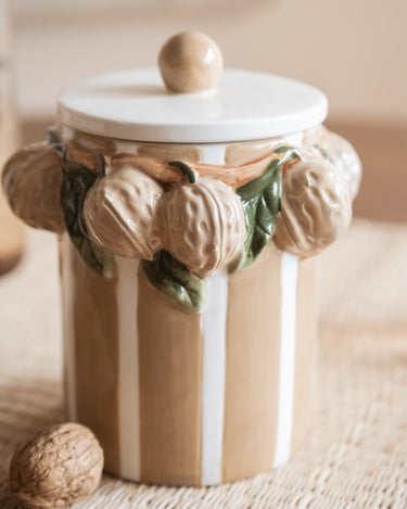 Storage Jar Walnuts Dolomite - Things I Like Things I Love