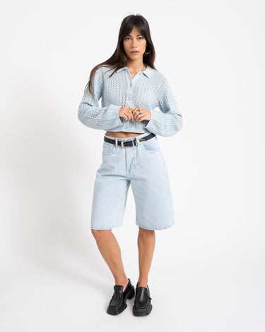 Sue Polo Neck Knit Skyway - Things I Like Things I Love