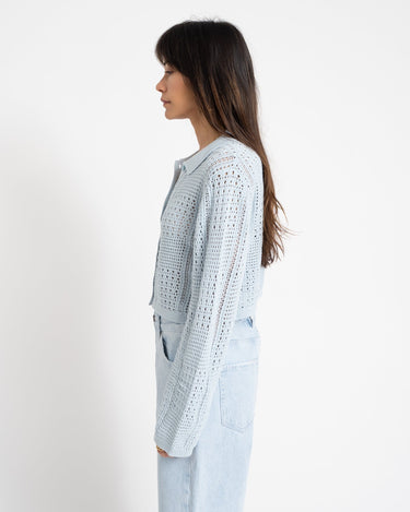 Sue Polo Neck Knit Skyway - Things I Like Things I Love