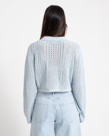 Sue Polo Neck Knit Skyway - Things I Like Things I Love