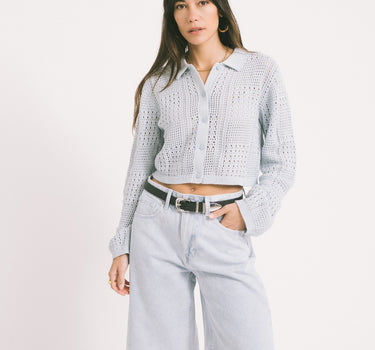 Sue Polo Neck Knit Skyway - Things I Like Things I Love