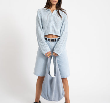 Sue Polo Neck Knit Skyway - Things I Like Things I Love