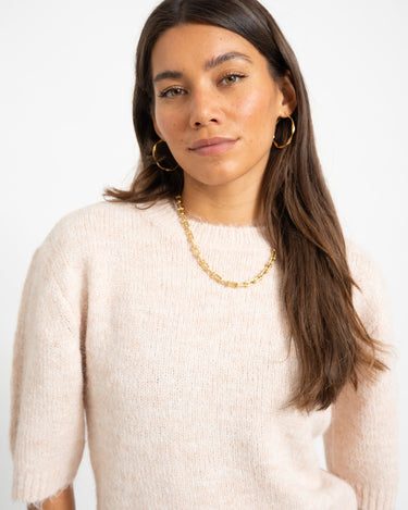 Sutton O-Neck Knit Birch - Things I Like Things I Love