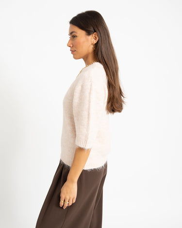Sutton O-Neck Knit Birch - Things I Like Things I Love