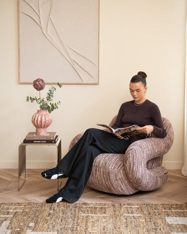 Swivel Armchair Folke Dust Rose - Things I Like Things I Love