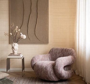 Swivel Armchair Folke Dust Rose - Things I Like Things I Love