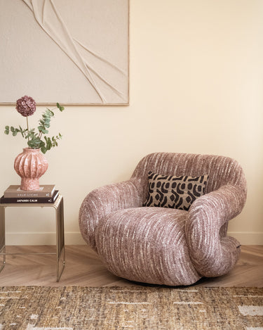Swivel Armchair Folke Dust Rose - Things I Like Things I Love