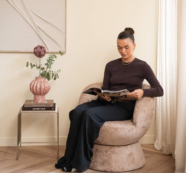 Swivel Armchair Indi Natural - Things I Like Things I Love