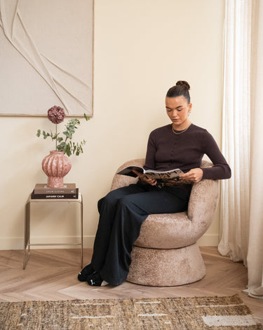 Swivel Armchair Indi Natural - Things I Like Things I Love