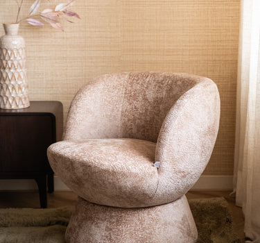 Swivel Armchair Indi Natural - Things I Like Things I Love