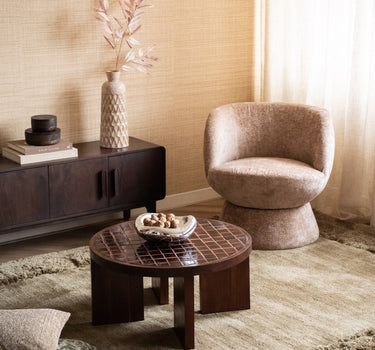 Swivel Armchair Indi Natural - Things I Like Things I Love