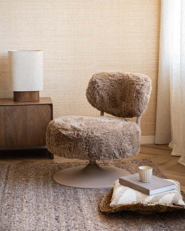 Swivel Chair Furlo Furry Brown - Things I Like Things I Love