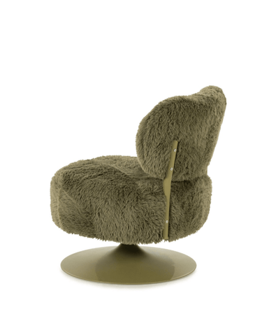 Swivel Chair Furlo Furry Olive Green - Things I Like Things I Love