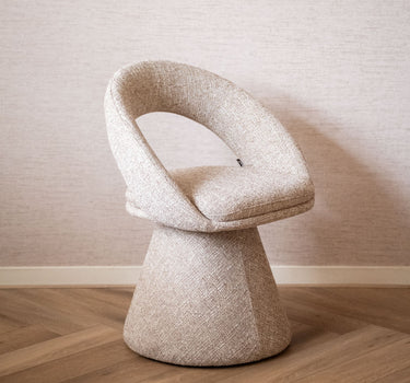 Swivel Dining Chair Natural Melange - Things I Like Things I Love