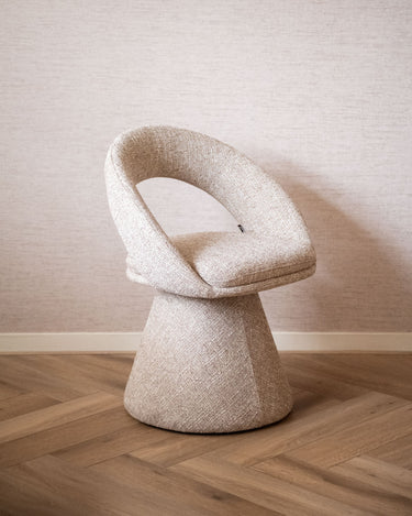 Swivel Dining Chair Natural Melange - Things I Like Things I Love