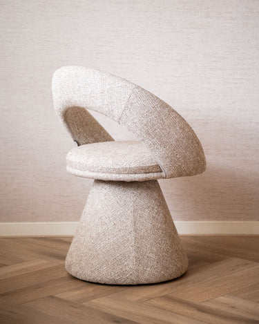 Swivel Dining Chair Natural Melange - Things I Like Things I Love