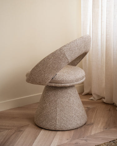 Swivel Dining Chair Natural Melange - Things I Like Things I Love