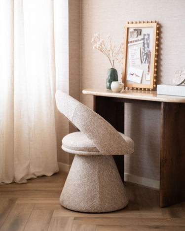Swivel Dining Chair Natural Melange - Things I Like Things I Love