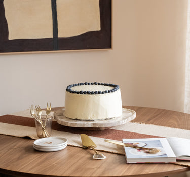 Swivel Tray Marble Beige - Things I Like Things I Love