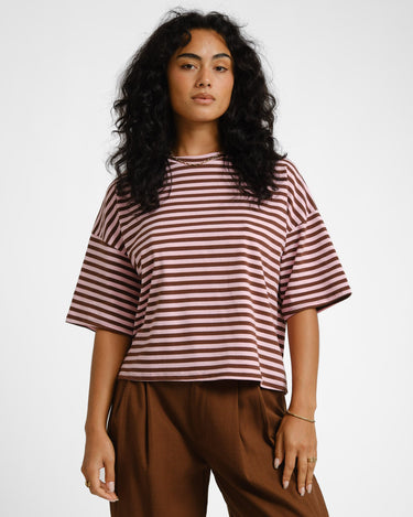 T-shirt Ole Stripes Light Pink - Things I Like Things I Love