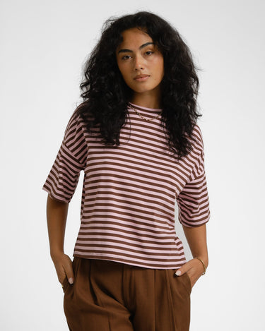 T-shirt Ole Stripes Light Pink - Things I Like Things I Love