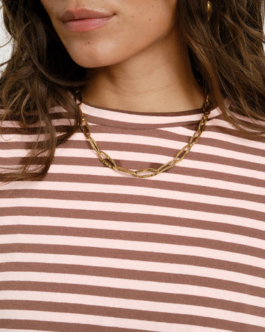 T-shirt Ole Stripes Pink - Things I Like Things I Love