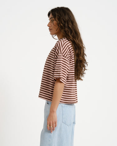 T-shirt Ole Stripes Pink - Things I Like Things I Love