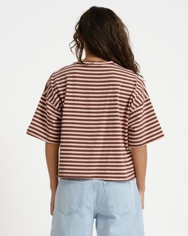 T-shirt Ole Stripes Pink - Things I Like Things I Love