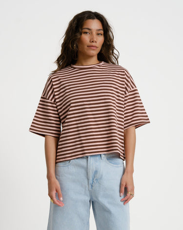 T-shirt Ole Stripes Pink - Things I Like Things I Love