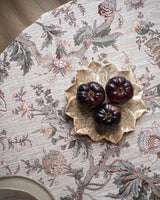 Table Cloth Floral Brown